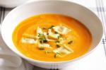 American Pumpkin Soup With Hidden Treasures Recipe Appetizer