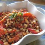 American Dry Beans with Peppers and Coriander Appetizer