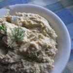 American Hummus on the Basis of Chick Peas Crus Appetizer