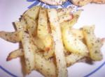 French Oven Fried Oregano Potatoes Appetizer