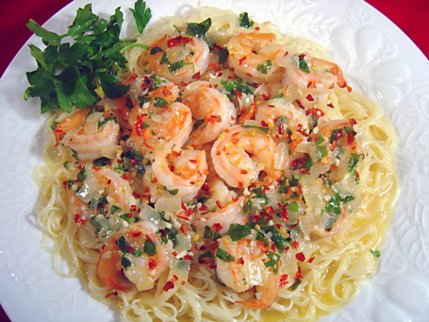 American Shrimp Alla Aglio Dinner