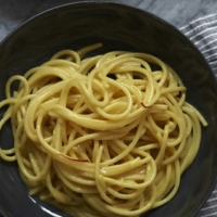 Italian Yellow Spaghetti Dinner