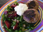 American Beef Rissoles  Beetroot Salad  Day Wonder Diet Day Appetizer