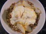 American Muesli With Pear  Yogurt  Day Wonder Diet Day Appetizer