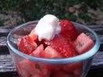 American Watermelon  Raspberry Salad  Day Wonder Diet Day Dessert