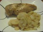 American Easy Chicken and Garlic Potatoes Dinner