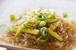 Chinese Noodles in Sesamesoy Sauce Appetizer