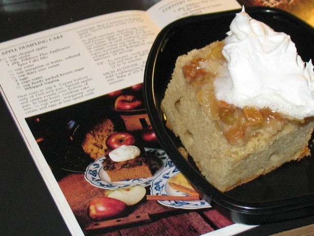 American Apple Dumpling Cake 3 Dessert