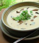 American Wild Mushroom and Buttermilk Soup Appetizer