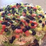 Mexican Seven Layer Mexican Dip Dinner