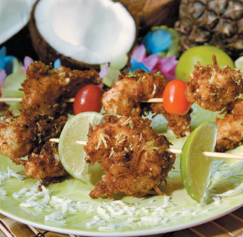 Caribbean Fried Shrimps Appetizer