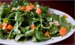 American Baby Salad Greens with Sweet Potato Croutons and Stilton Recipe Dessert