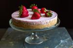 American Double Strawberry Cheesecake Recipe Dessert