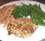 American Veal Schnitzel With Herb and Cheese Crust Dinner