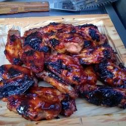 American Brownies with Barbecue Sauce Dinner