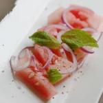 American Summer Salad with Watermelon Appetizer