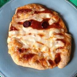 American Halloween Pizza Appetizer