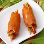 Australian Smoked Salmon Roulades Appetizer