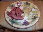 British Grilled Ham Slices With Horseradish Basting Sauce Dinner