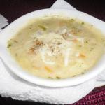 Greek Cauliflower and Chicken Soup Soup