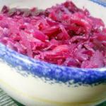 British Red Cabbage with Apple and Onion Dessert