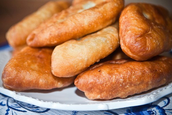 Australian Deepfried Pirozhki with Potatoes and Mushrooms Appetizer