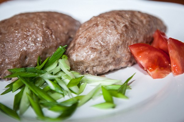 Australian Meat Burgers with Eggs Appetizer