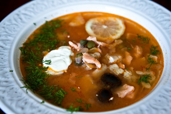 Australian Solyanka Fish Soup Dinner