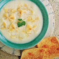 Creamy Parmesan and Cauliflower Soup recipe