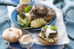 American Lamb Zucchini And Haloumi Burgers With Seed Salt Recipe Dinner
