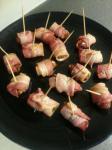 American Bacon Wrapped Dates With Almonds Appetizer