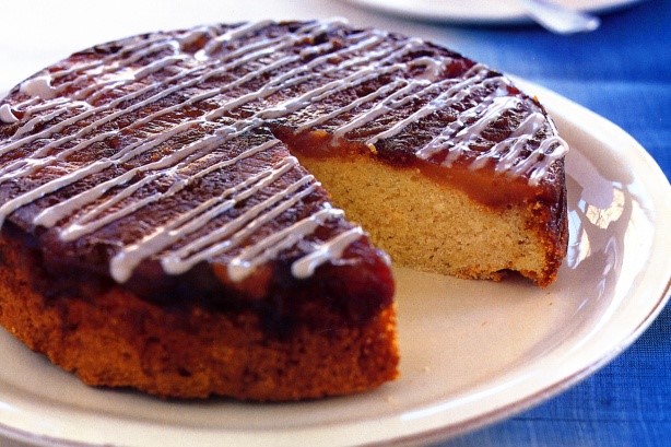 Australian Caramelised Apple Tea Cake With Cinnamon Icing Recipe Dessert