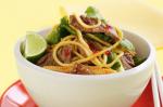 American Chilli Beef And Noodles Recipe Dinner
