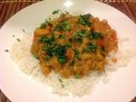 British Nohurry Vegetable Curry Dinner