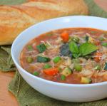 American Summer Vegetable Soup with Pesto  Once Upon a Chef Appetizer
