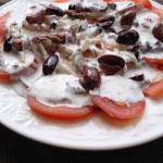 Australian Tomato Salad with Olive Oil Dressing Appetizer