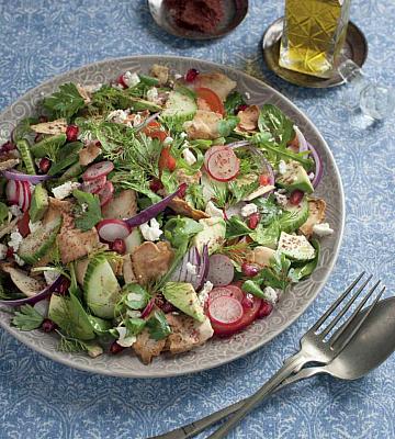Lebanese Fattoush Salad Appetizer