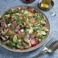 Lebanese Fattoush Salad Appetizer