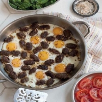 Arabic Spiced Naked Mini Sausages Breakfast