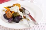 Australian Warm Vegetable Salad With Creamy Lime Dressing Recipe Appetizer
