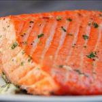 American Salmon on the Grill with Lemon Butter BBQ Grill