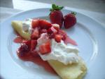 French Strawberry and Cream Cheese Crepes 1 Breakfast