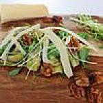 American Artichoke and Pea Shoot Salad Appetizer