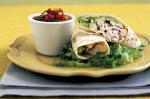 Mexican Chicken And Avocado Tortilla Wraps Recipe Dinner