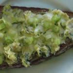 British Garlic Butter with Spring Onions Appetizer