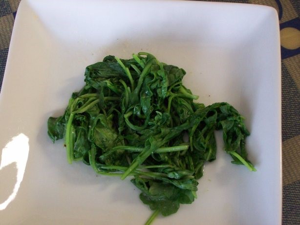 Canadian Sauteed Arugula Appetizer