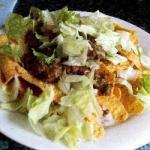 Mexican Nachos with Beans and Cheese Appetizer