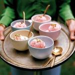 Iranian/Persian Rosewater Ice Cream Dessert