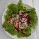 American Fruity Asparagus Salad with Strawberries Appetizer