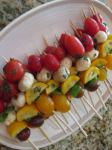 American Fresh Caprese Vegetable Kabobs Appetizer